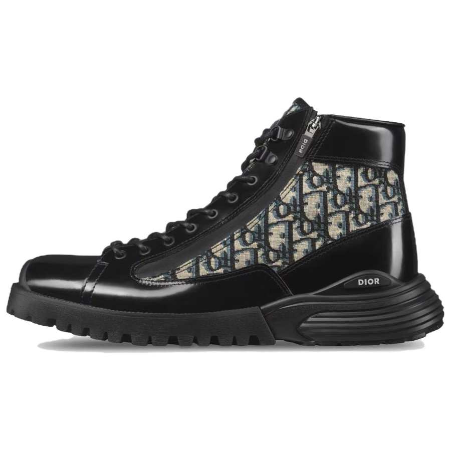 DIOR DIOR Combat Ankle Boot 'DIOR Oblique - Black'