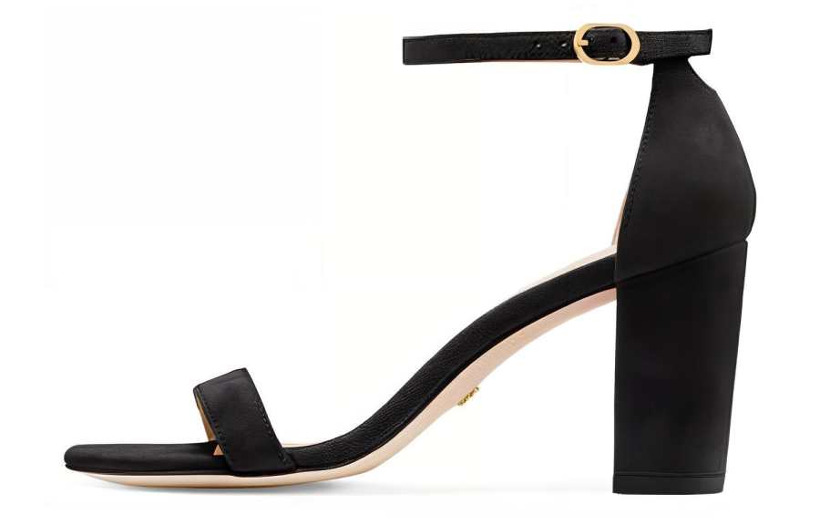 Stuart Weitzman Stuart Weitzman/SW One Strap Sandals 8cm Women's Black