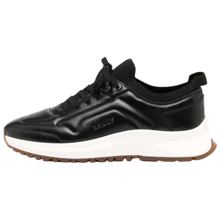 BALLY Danyk Cow Leather Low top Casual Shoes Men's Black