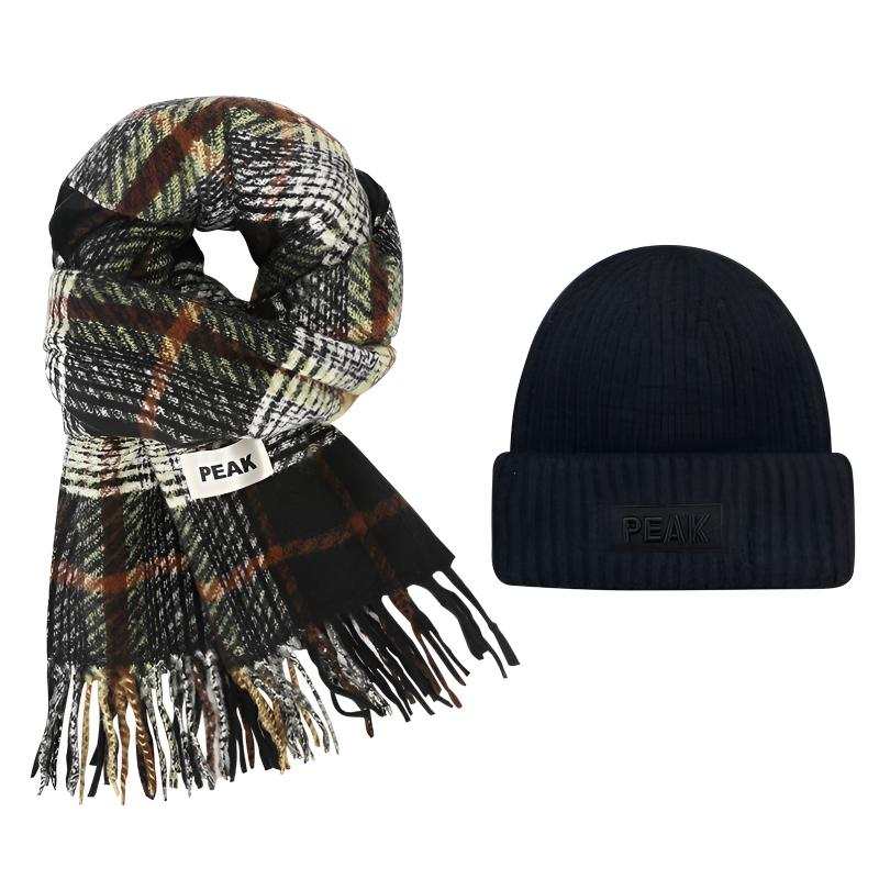 PEAK PEAK Polyester Knit Scarves Unisex