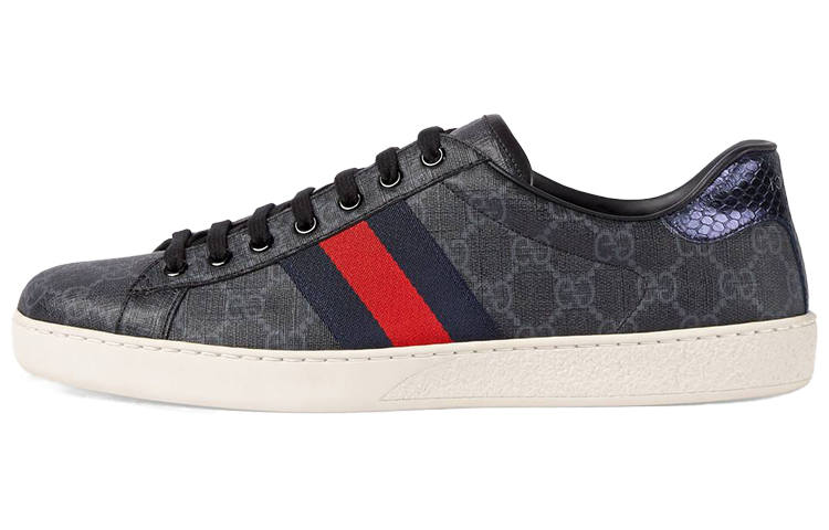 GUCCI GUCCI Ace Gg Supreme 'Black Grey'