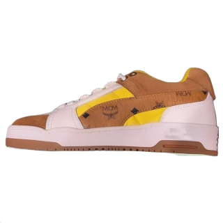 MCM x PUMA Slipstream Visetos Fashion Low top Skateboard Shoes Unisex Brown
