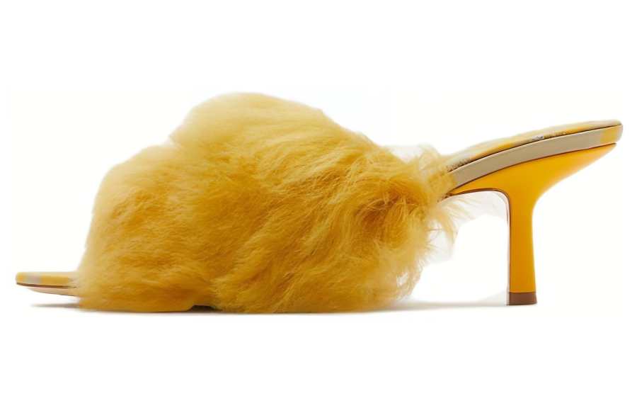 Burberry Burberry 60mm Shearling Open-toe Sandals