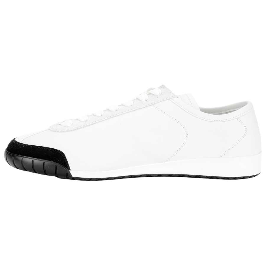 CHANEL Leather Low top German Army Trainers Casual Shoes Women's White