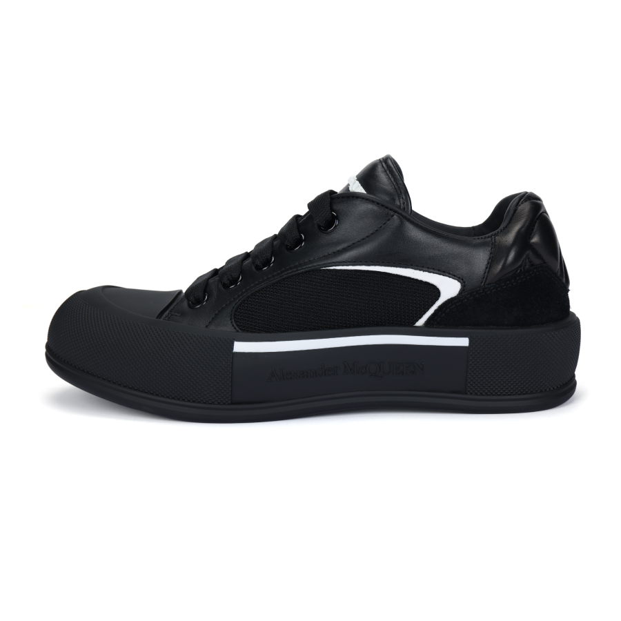 Alexander McQueen Alexander McQueen Skate Deck Plimsoll Lace Up Sneakers