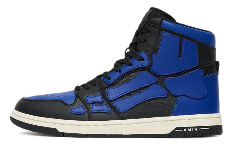 AMIRI AMIRI Skel Panelled High Top Blue Black
