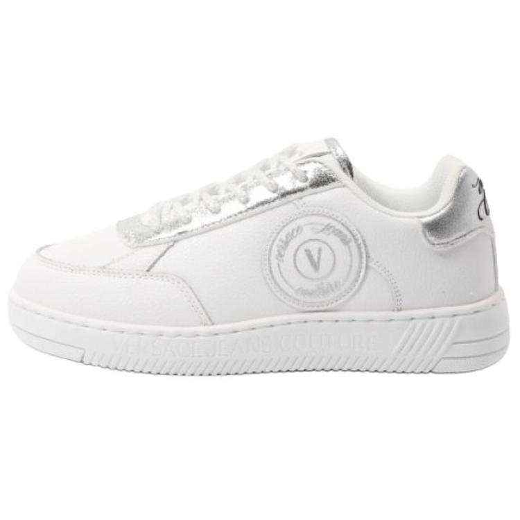 VERSACE JEANS COUTURE Fondo Meyssa Pu Low top Skateboard Shoes Women's White