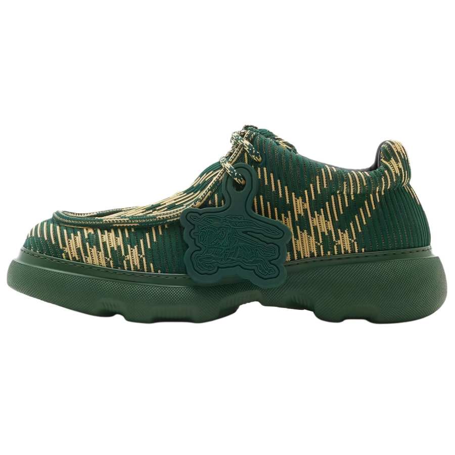 Burberry Comfortable Round Toe Low top Casual Shoes Men's Green