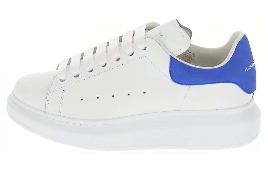 Alexander McQueen Oversized White Electric Blue Women's