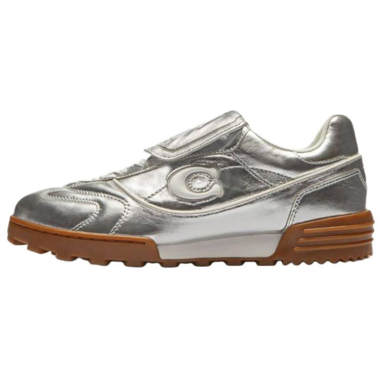 COACH Match Low top Skateboard Shoes Women's Silver