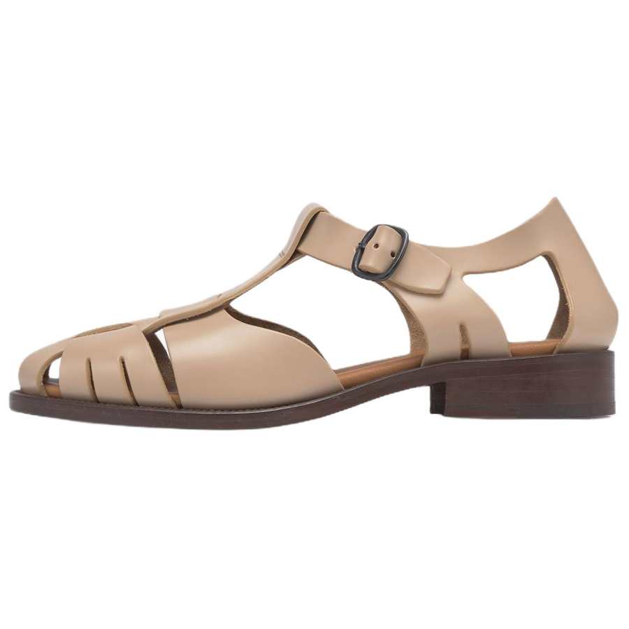 Hereu Pesca Leather Roman Sandals Women's Sand