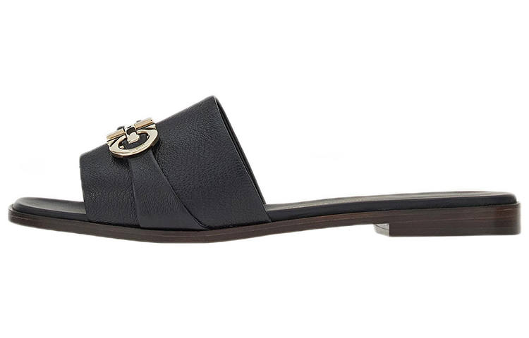 Ferragamo FERRAGAMO Slide Slippers Women's Black