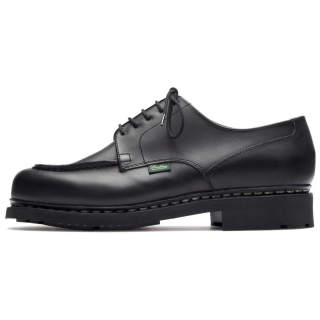 Paraboot Chambord Leather Casual Shoes Men's Black