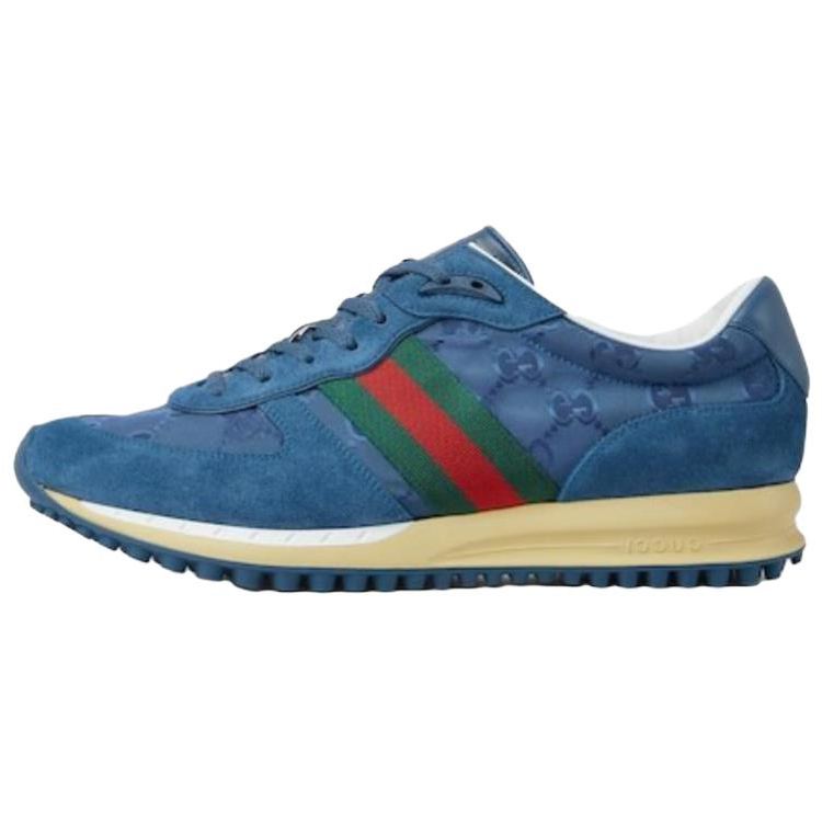 GUCCI Re Motion Canvas Low top Casual Shoes Men's Blue