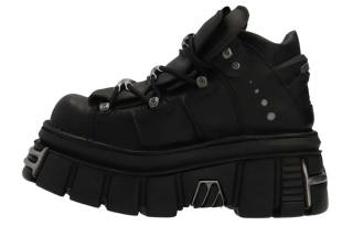 Vetements 75mm Platform Leather Sneakers