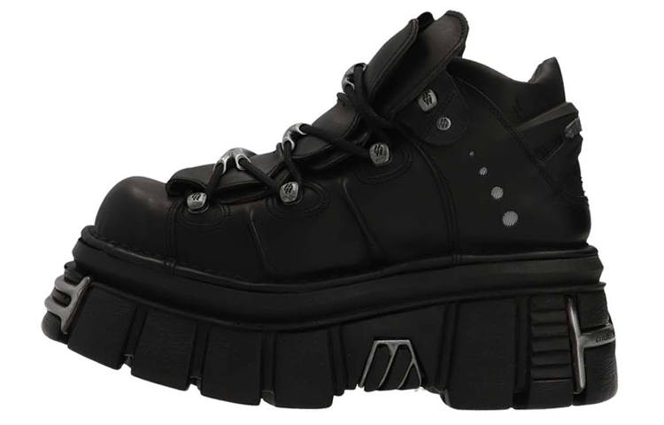 Vetements 75mm Platform Leather Sneakers