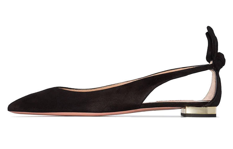 AQUAZZURA Bow Tie Ballerina Shoes