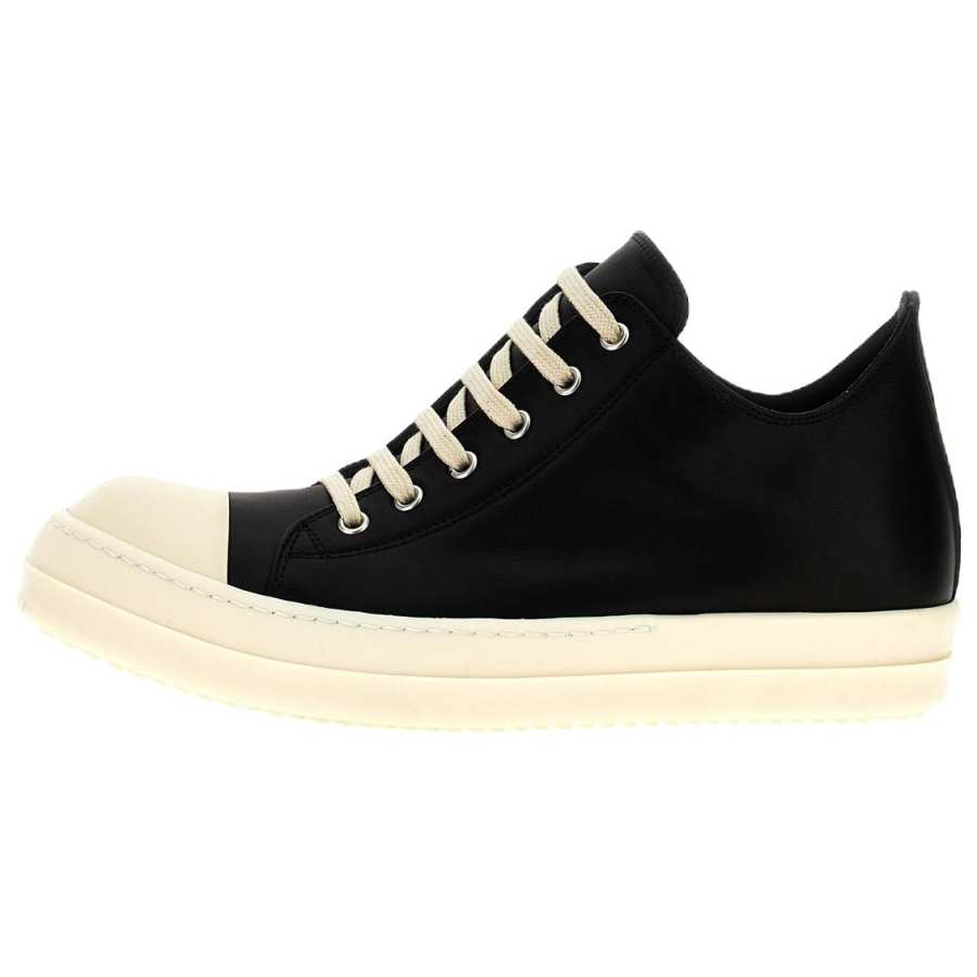RICK OWENS RICK OWENS/RO TEMPLE Low top Skateboard Shoes 3.5cm Women's Black White
