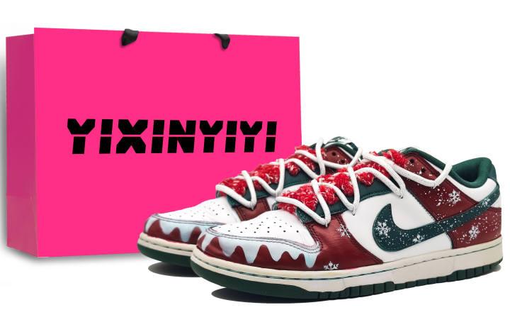Nike Nike Dunk Low top Skateboard Shoes Unisex Snake Fruit Red