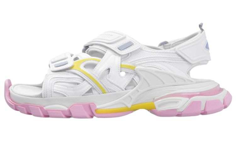 Balenciaga Balenciaga Track Sandals 'Yellow Pink Blu' Women's