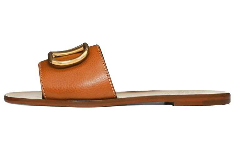 Valentino Garavani VLogo Signature Leather Slides