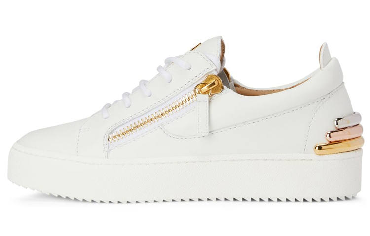 giuseppe zanotti Zip-details Leather Sneakers