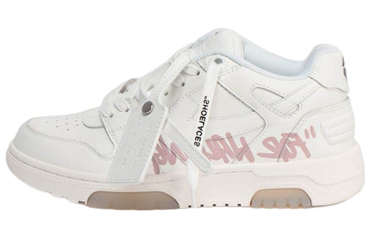 OFF-WHITE OFF WHITE Out Of Office Low Top For Walking Sneaker 'White Pink' Women's