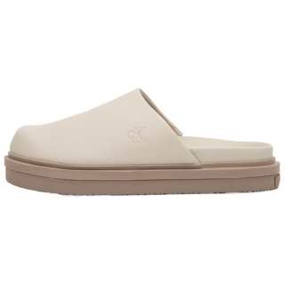 CKJ CALVIN KLEIN JEANS Closed Toe Slippers Women's Khaki Beige