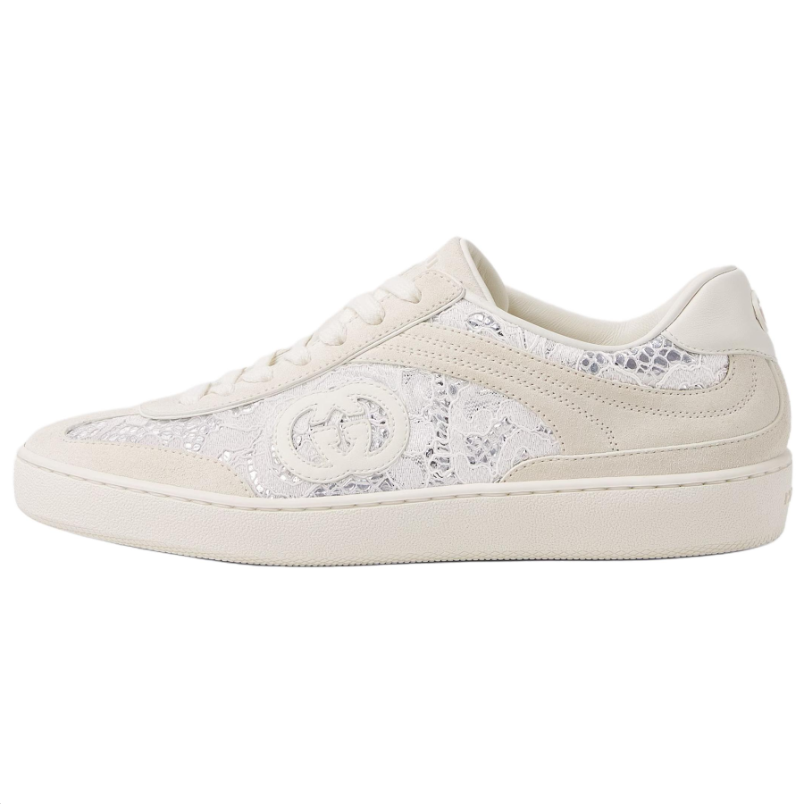 GUCCI G75 Low top Skateboard Shoes Women's White