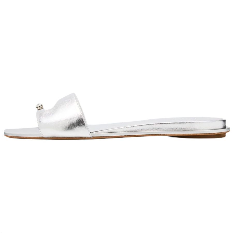 TORY BURCH TORY BURCH Slide Slippers Women's Silver