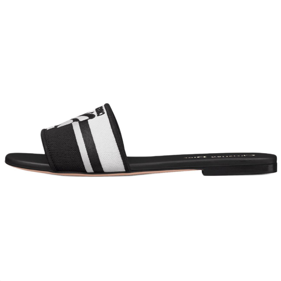 DIOR Dway Slide Slippers Women's Black