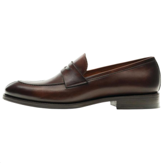 Magnanni Rosia Leather Loafers Women's Brown