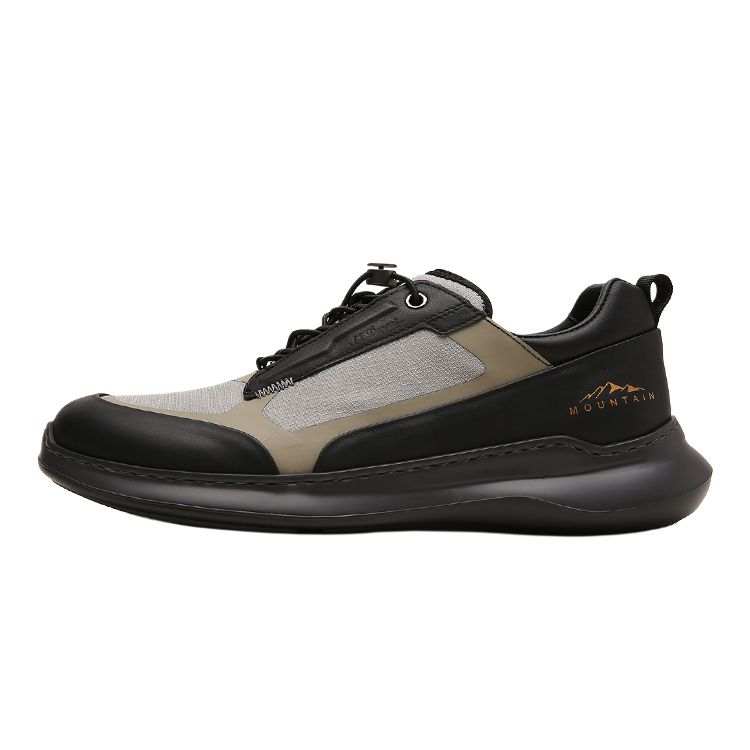 S.T.Dupont S. T.DUPONT Top Grain Cow Leather Casual Shoes Men's Green Black