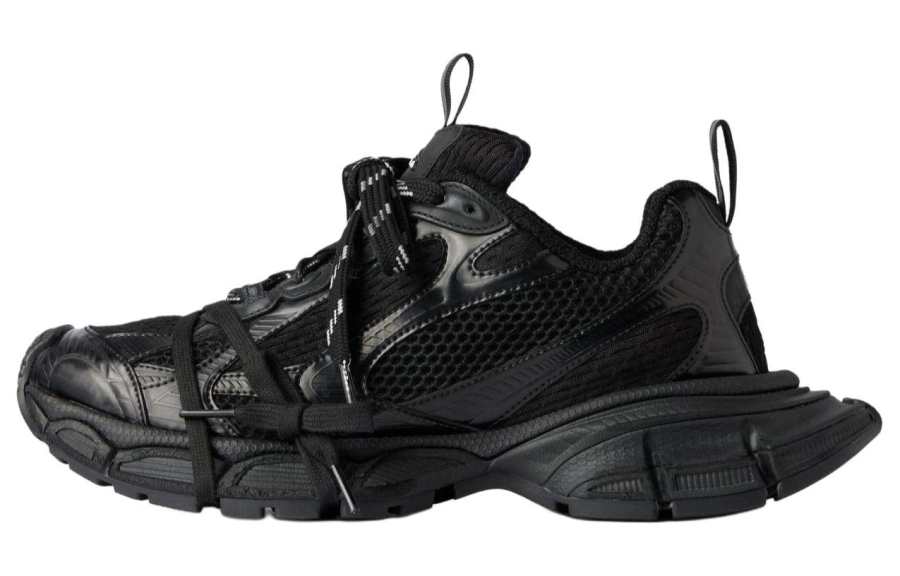 Balenciaga 3XL Mesh Low top Chunky Sneakers Men's Black