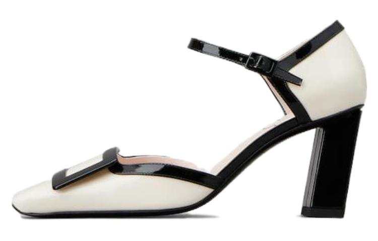 Roger Vivier Belle Vivier Lacquered Buckle Dorsay Pumps