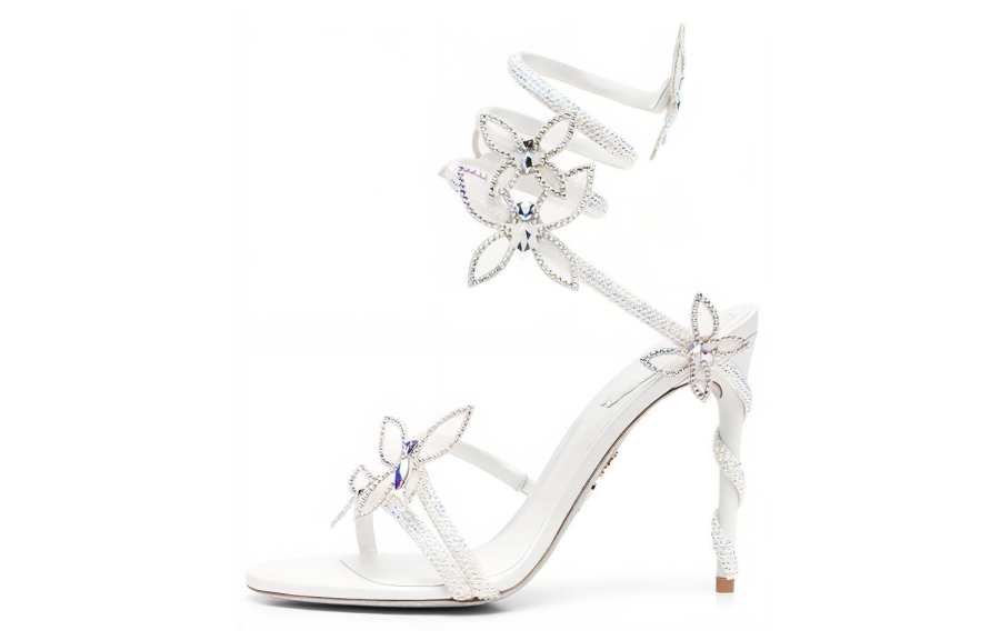 RENE CAOVILLA René Caovilla Margot 100mm Butterfly-appliqué Sandals