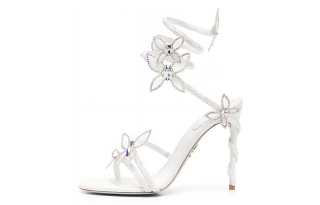 RENE CAOVILLA René Caovilla Margot 100mm Butterfly-appliqué Sandals