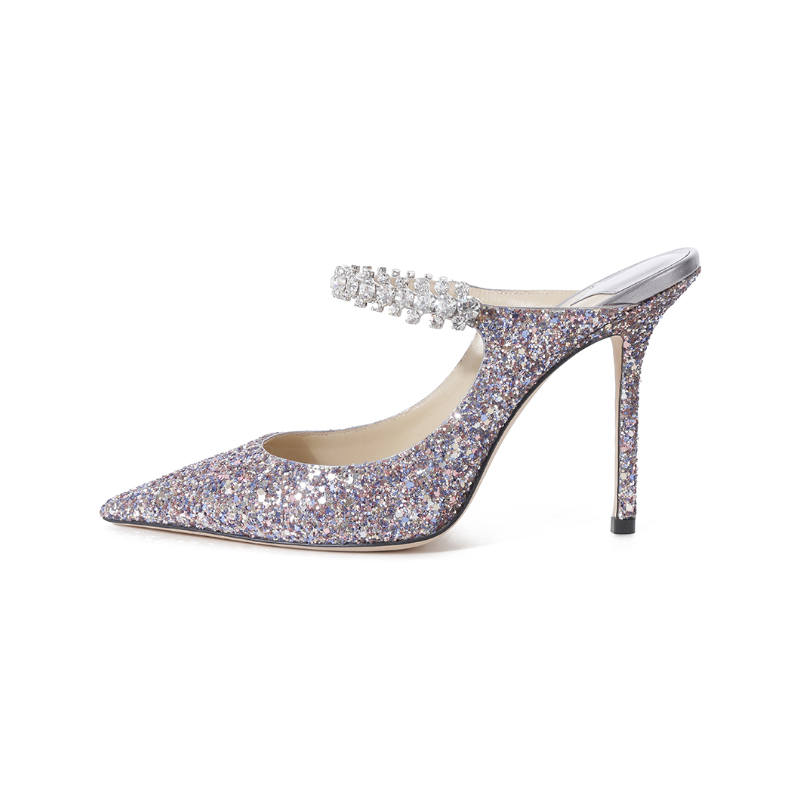 Jimmy Choo Bing Closed Toe Slippers Women's Multicolor