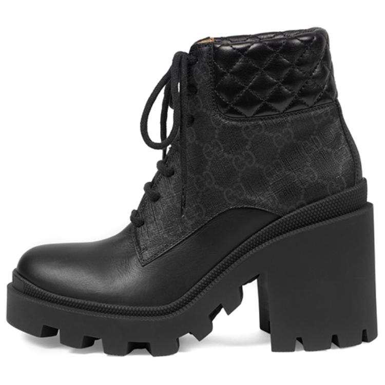 Gucci Wmns Gg Ankle Boot 'Black Gg Supreme' Women's