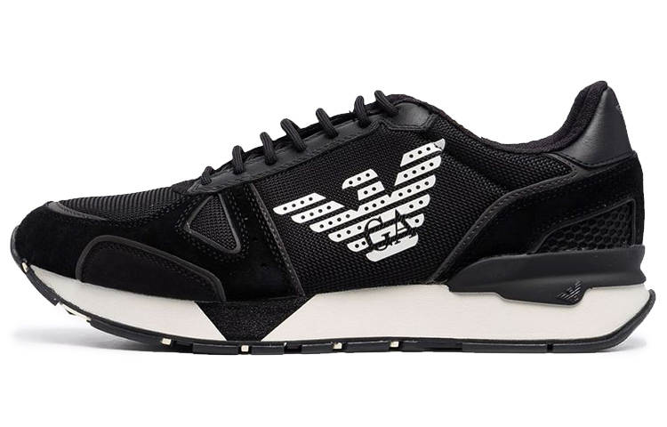 EMPORIO ARMANI Logo-print Lace-up Sneakers