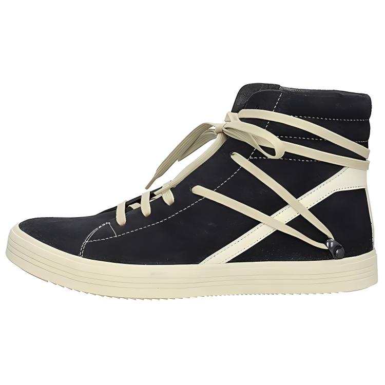 RICK OWENS RICK OWENS Geothrasher High Black Suede