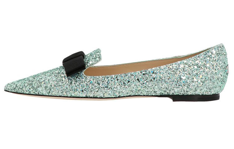 Jimmy Choo Gala Ballerina Flats Casual Shoes Women's Miami Mint Green