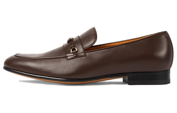 GUCCI GUCCI Interlocking G Leather Loafers