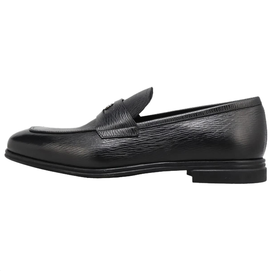 FERRAGAMO Gancini Casual Shoes Men's Black