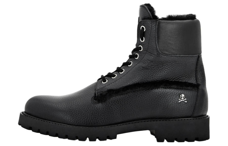 PHILIPP PLEIN The Hunter Shearling Lined Leather Boots