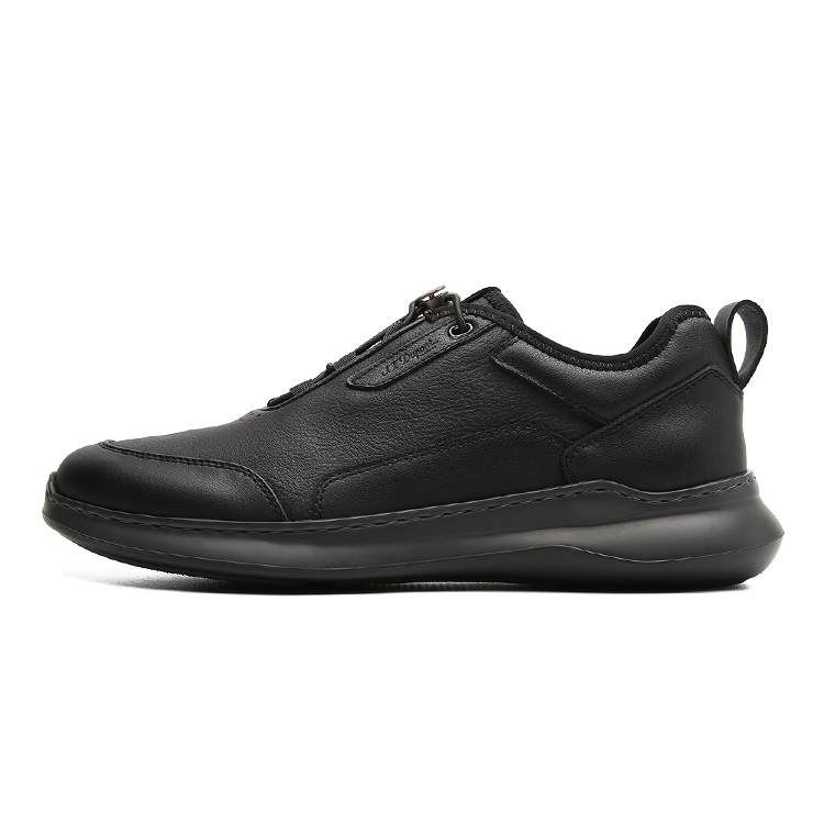 S.T.Dupont S. T.DUPONT Cow Leather Low top Casual Shoes Men's Black