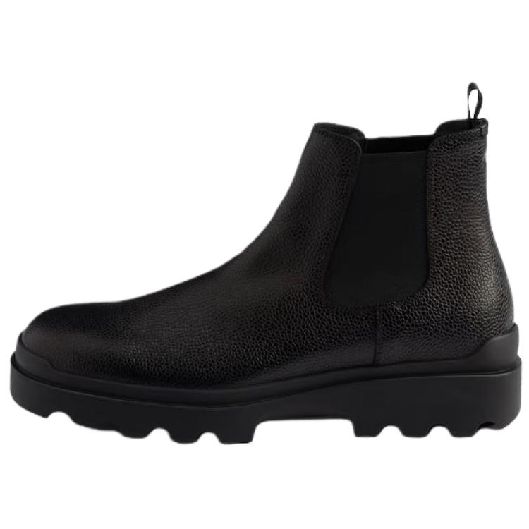 PRADA PRADA Ankle Length Chelsea Boots 3.6cm Men's Black