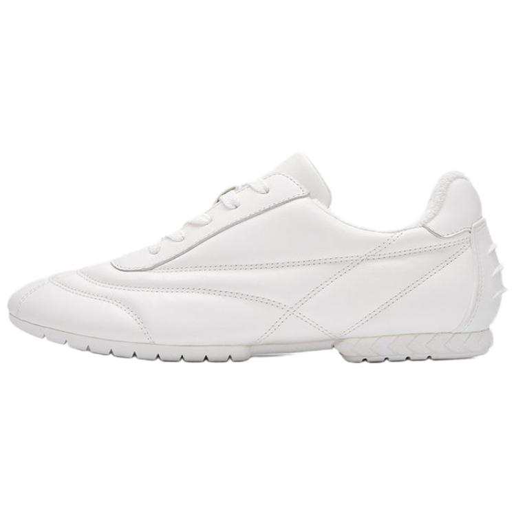 Both Both Tyres Glider Cow Leather Low top Casual Shoes Women's White
