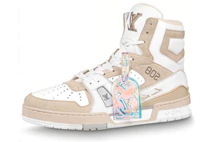 LOUIS VUITTON LOUIS VUITTON Trainer Sneaker White Iridescent