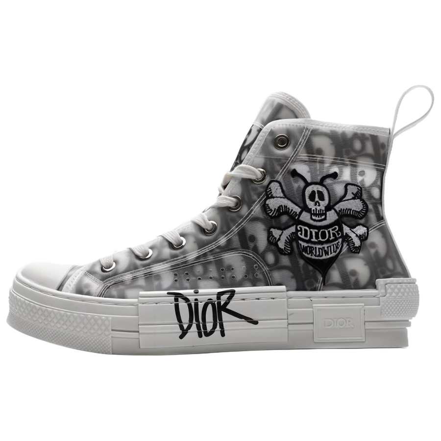DIOR DIOR And Shawn B23 High Top Bee Embroidery